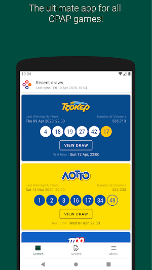 OPAP Games - Joker Powerspin Lotto Extra5 Super3 Screenshot 0