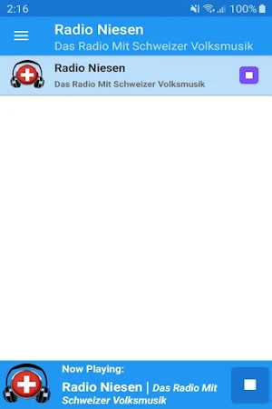 Radio Niesen App Screenshot 0