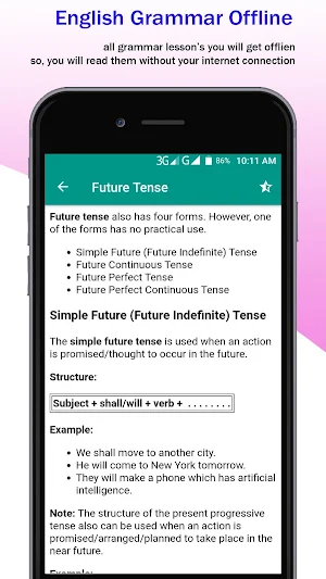English Grammar - Learning Grammar Book Offline Screenshot 2