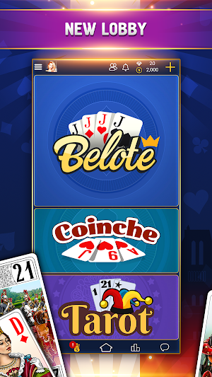 VIP Belote - French Belote Online Multiplayer Screenshot 2