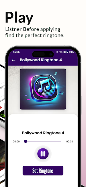 Bollywood Ringtone -हिंदी गाने Screenshot 2