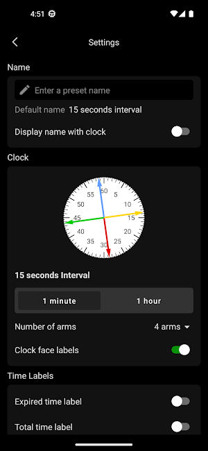 Pace Clock Screenshot 1