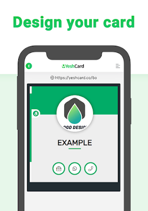 YeshCard Digital Business Card Screenshot 1