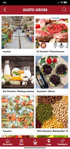Gusto Grosshandel Screenshot 2