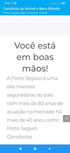 Consórcio de Imóvel e Auto Screenshot 3