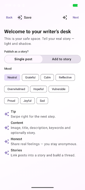 Appearance - share your story Screenshot 3