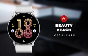 Beauty Peach Watch Face Screenshot 0