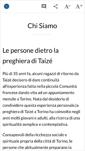 Taizé Torino Screenshot 3