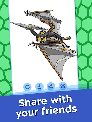Dino Robots Coloring Book for Boys Screenshot 3