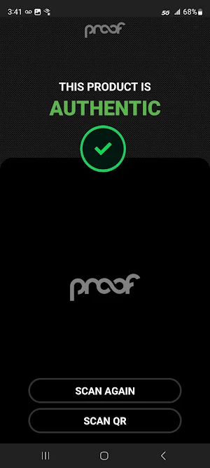 Proof Investigate Screenshot 2