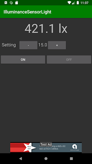 Illuminance Sensor Light Screenshot 0
