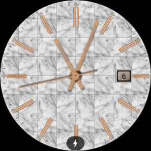 Marble Deluxe Clock WatchFace Screenshot 1