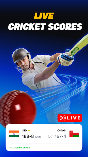 Cricket Score: Live Stats Screenshot 0