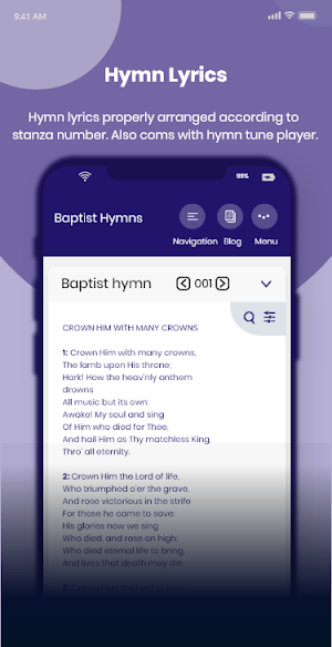 Baptist hymn book offline Screenshot 0