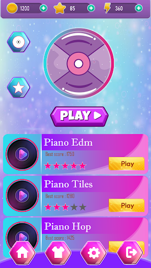 Caylus Piano Game Tiles Screenshot 0