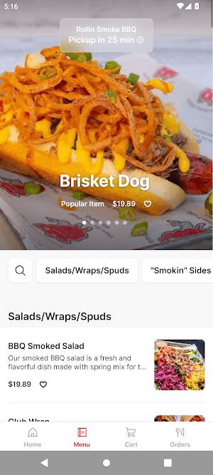 Rollin Smoke Barbecue Screenshot 1