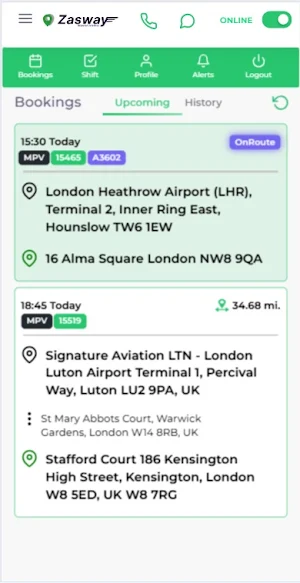 UKCb Driver App Screenshot 0