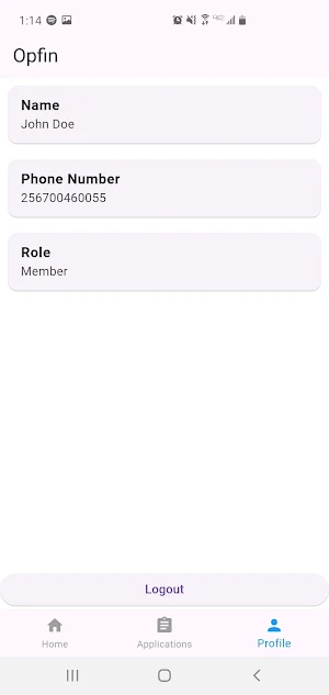 OpFin Screenshot 2