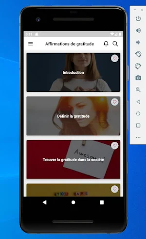 Affirmations de gratitude Screenshot 0