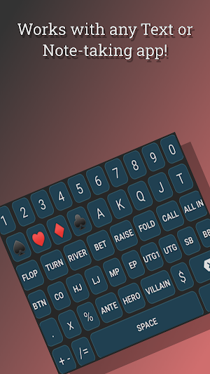 Poker Hand History Keyboard | Win at Poker Screenshot 2