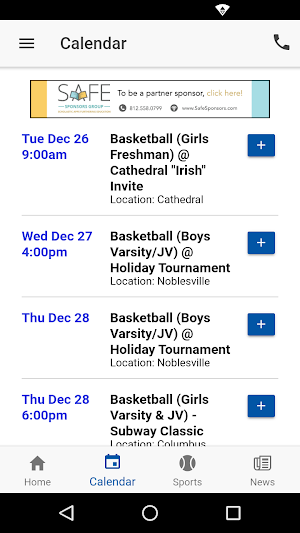Columbus North Athletics Screenshot 1