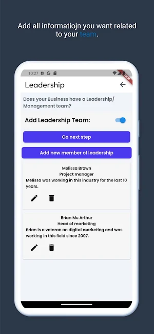 Business Plan Maker / Template Screenshot 2