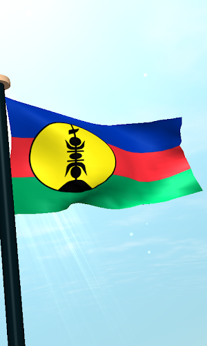 New Caledonia Flag 3D Screenshot 3