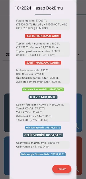 Kurye Kazanç Defteri Screenshot 3