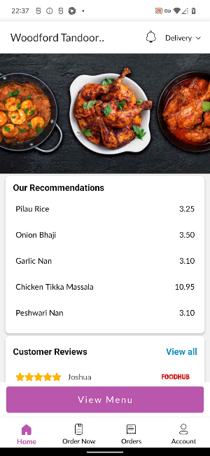 Woodford Tandoori Cottage Screenshot 1