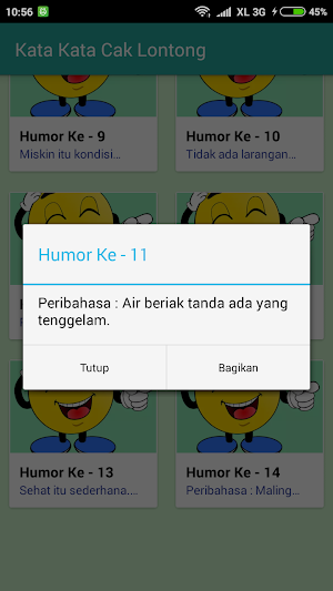 Kata Humor Cak Lontong Screenshot 2