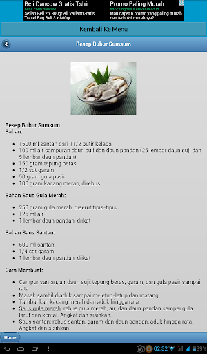 Kumpulan Resep Bubur Spesial Screenshot 3