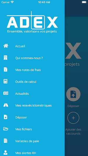 MyAdex Screenshot 2
