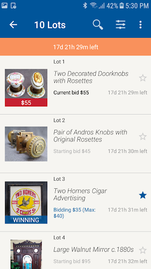 LooLoo Auctions Screenshot 1
