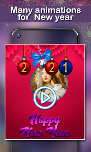 New Year Photo , Video Frames,Fire Works 2021 Screenshot 1