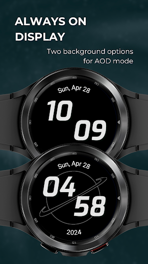 EXD038: Galaxy Art Watch Face Screenshot 3