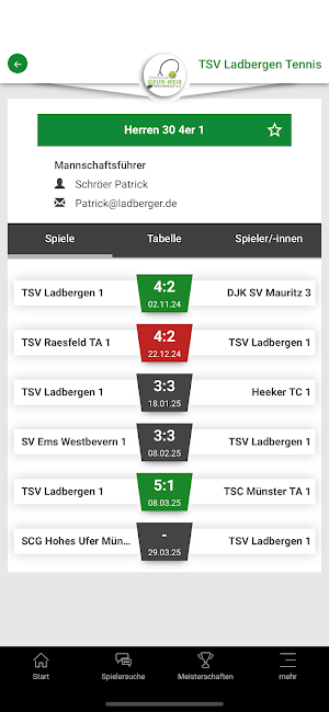 TSV Ladbergen Tennis Screenshot 3