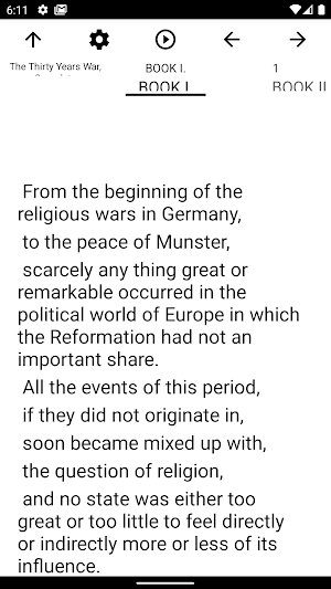 Book, The Thirty Years War, Complete Screenshot 1