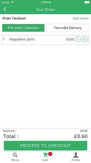 Khan Tandoori Takeaway Screenshot 2
