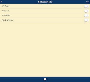 JW Blog App Screenshot 1