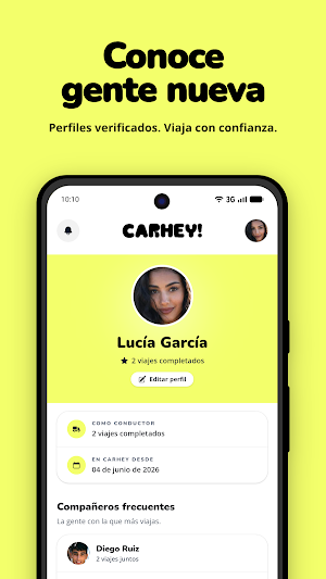CarHey: Comparte coche y viaja Screenshot 2