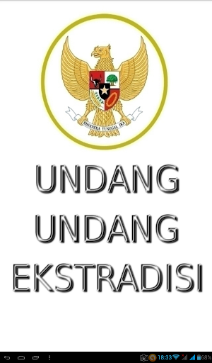 Undang-Undang Ekstradisi Screenshot 0