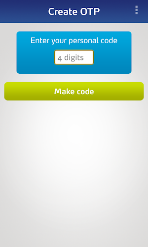 One time password (OTP) Screenshot 1