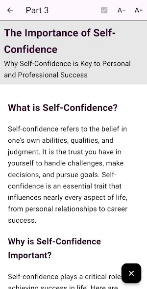 Master Your Self Confidence Screenshot 1