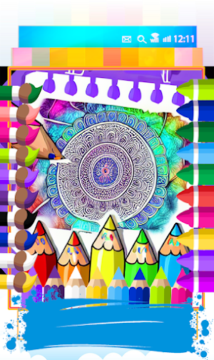 Coloring Mandala Games: Gliter Screenshot 3