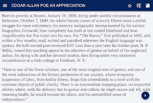 The Works of Edgar Allan Poe - Public Domain Screenshot 2