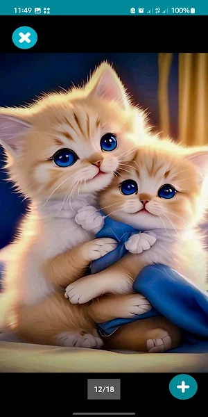 Cute Cat Wallpaper Cartoon Screenshot 3