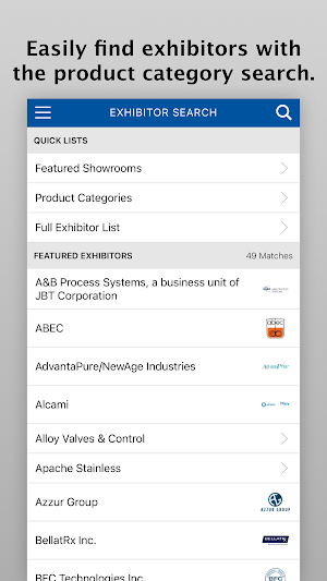 ISPE Boston Product Show Screenshot 2