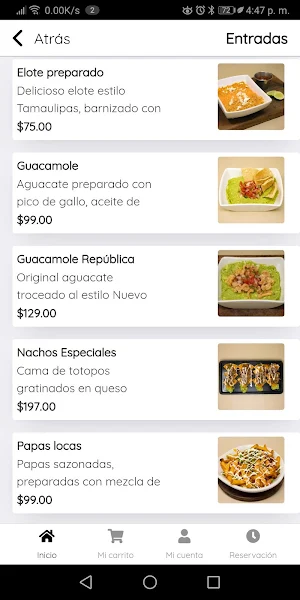 República Restaurants Screenshot 2