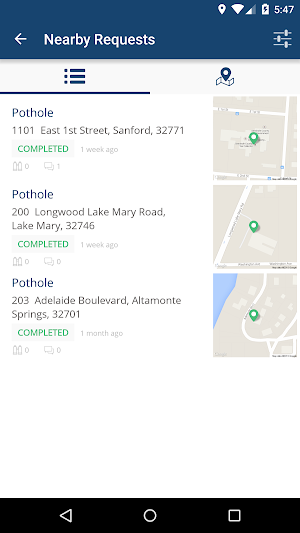 Seminole311 App Screenshot 2