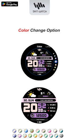 SamWatch Color G Screenshot 3